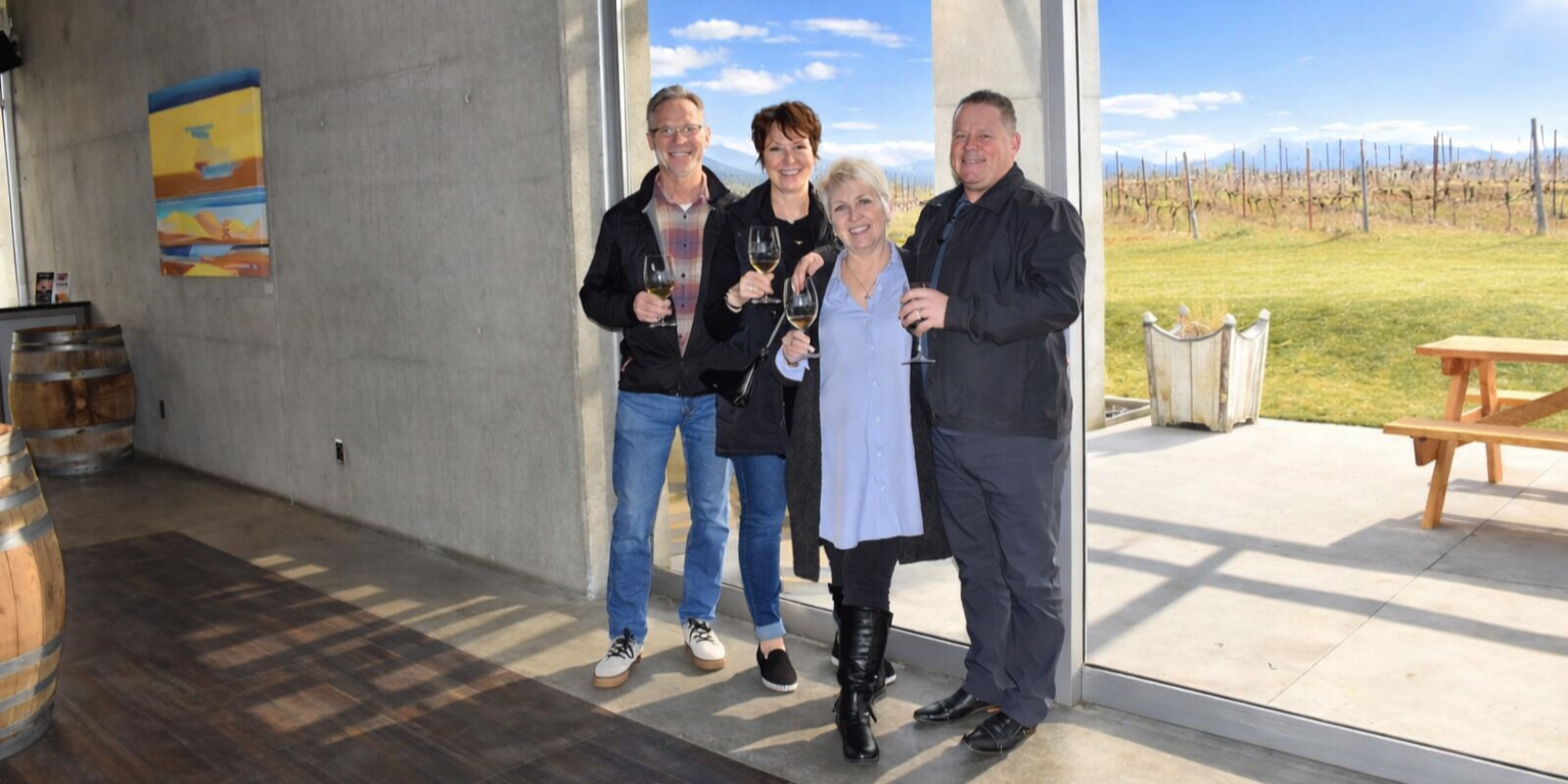 Couples Wine Tasting at Church and State Wines in Oliver