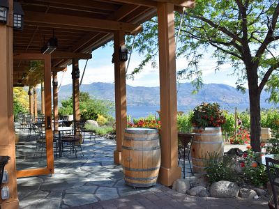 The Old Vines Patio Restaurant at Quails Gate Estate Winery 