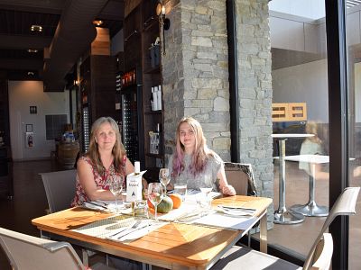 Dining at The Garden Bistro at Peak Cellars 