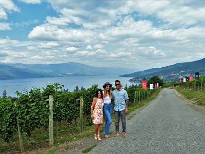 Lake & Vineyard Views at Gray Monk Estate Winery 
