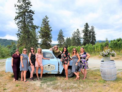 Old Classic Truck at Off The Grid Organic Winery 