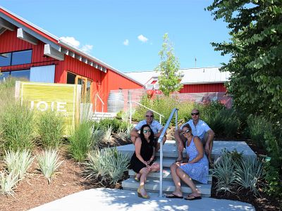 Entrance at JoieFarm Winery 