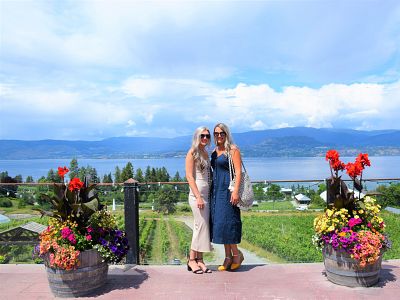Lake and Vineyard Views at Summerhill Pyramid Winery 