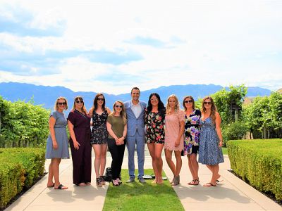 Bachelorette Group at Mission Hill Estate Winery 