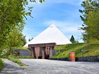 Pyramid Entrance at Summerhill Pyramid Winery 