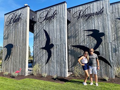 Art at Black Swift Vineyards 