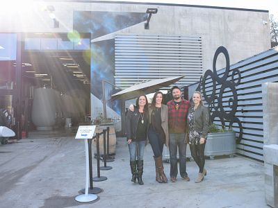 Wineshop Entrance at Okanagan Crush Pad 