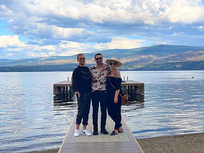Private Boat Dock at Frind Estate Winery 