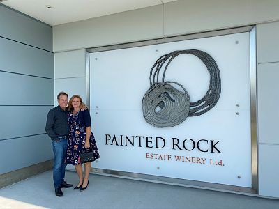 Entrance at Painted Rock Estate Winery 